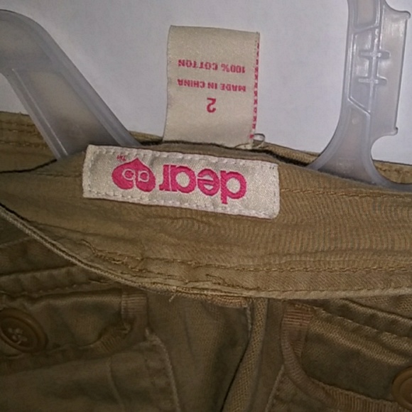 Khaki cargo mini skirt size 2 - Picture 4 of 4